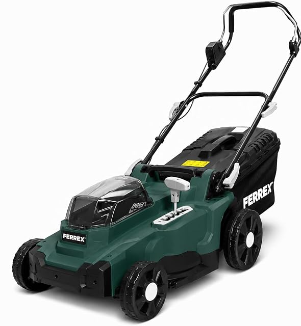Rasaerba a batteria FERREX FS-ARM 4037 con scocca da 37 cm e cesto da 40 litri