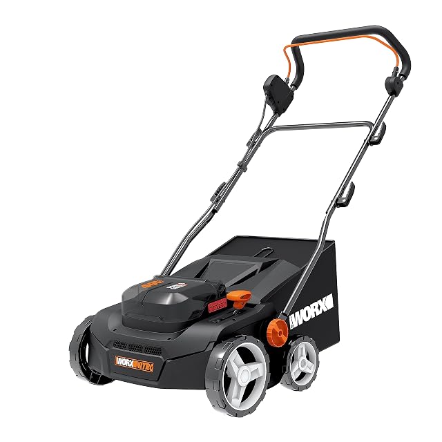 Arieggiatore e scarificatore da prato a batteria WORX WG855E.9, fornito senza batteria