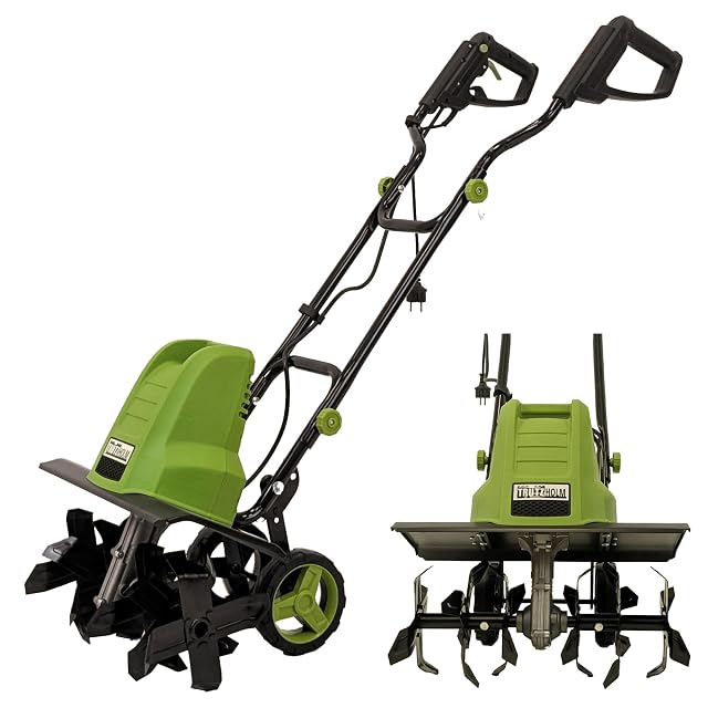Motozappa elettrica TRUTZHOLM con larghezza di lavoro di 45 cm e 24 lame d’acciaio